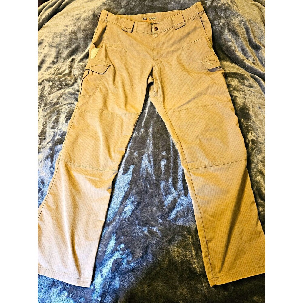 5.11 Tactical Men’s Cargo Pants 38x34 Regular Beige Cotton Blend Solid